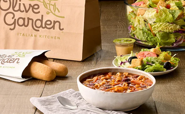 Soup, Salad and Breadsticks | Lunch